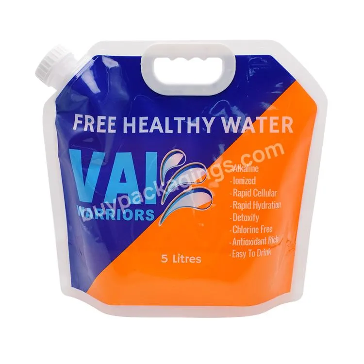 Hot Sale 5 Liter Bpa Free Healthy Water Bags