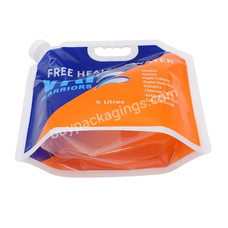 Hot Sale 5 Liter Bpa Free Healthy Water Bags