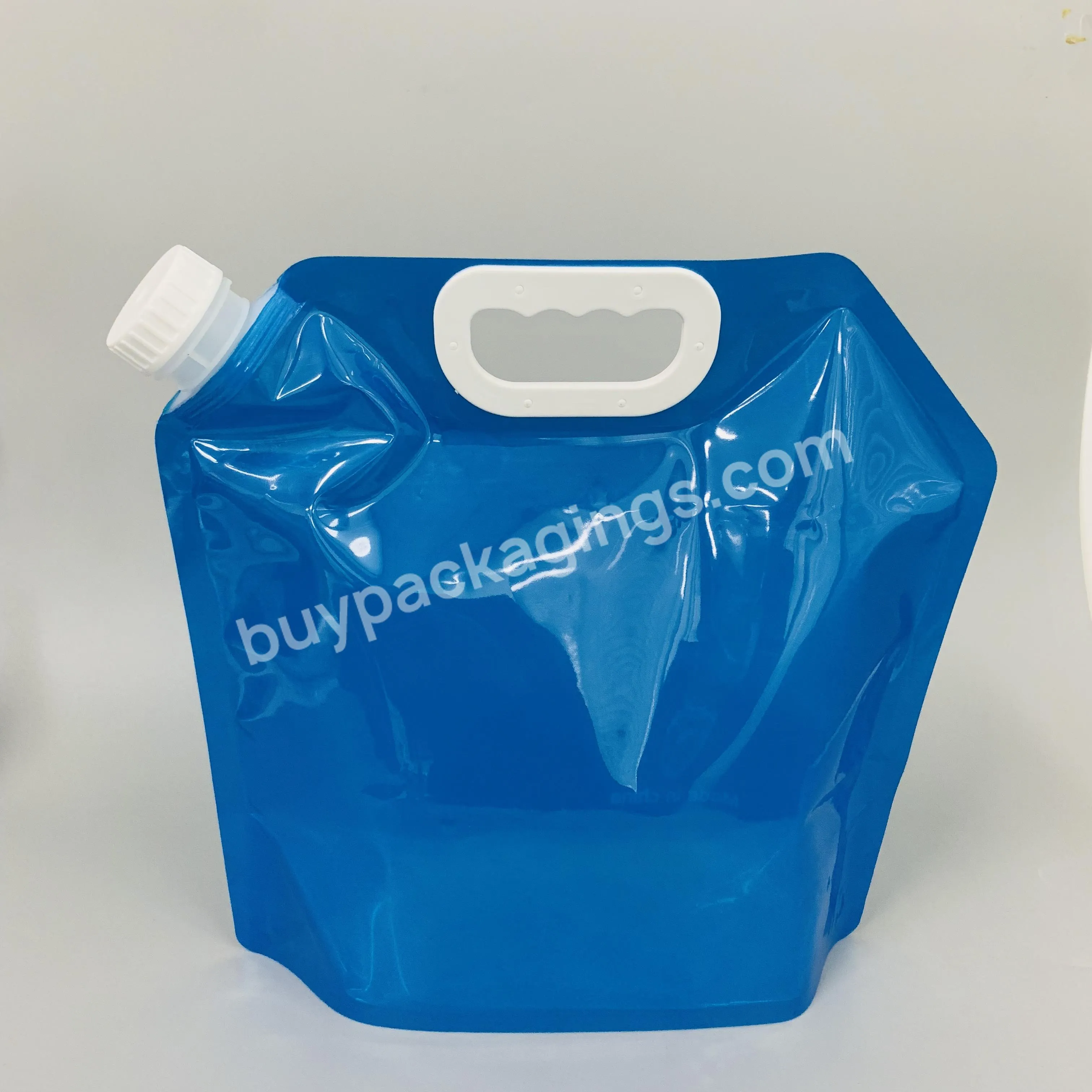 Hot Sale Bpa Free Reusable 5l/ Litre Cheap Plastic Foldable Water Bottle Bag - Buy 5 Litre Water Bottles,Water Bottle Bag With Custom Logo,Plastic Water Bottle.