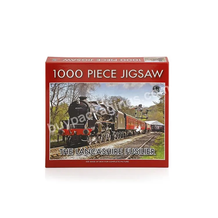 Hot Sale Custom 100 500 1000 Pieces Paper Jigsaw Puzzles For Kids And Adult