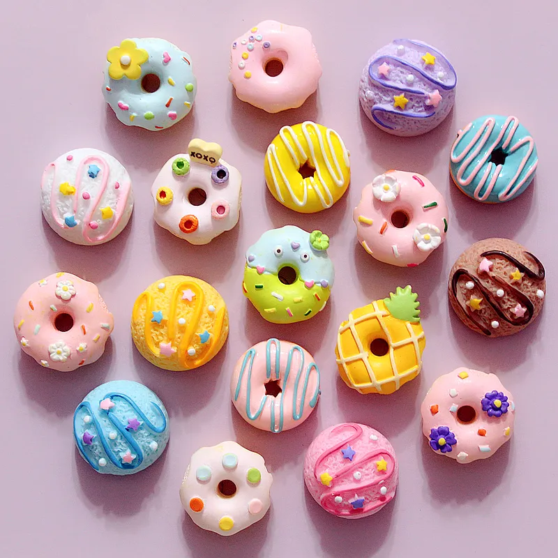 Hot Sale Food Doughnut Fridge Magnets 3D Resin Home Decoration Fridge Magnets