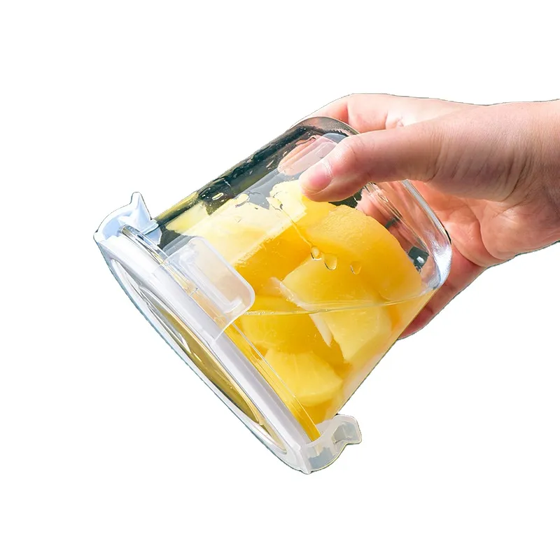 Hot Sale For Refrigerator Storage Jar Sealed Fresh-keeping Box Glass Food Can Cheap Price Glass Bottle