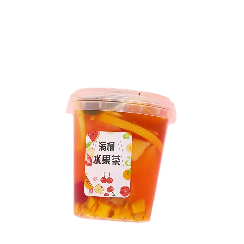 Hot Sale Fruit Bucket High Quality PET Material  1000ml Beverage Plastic Bottle