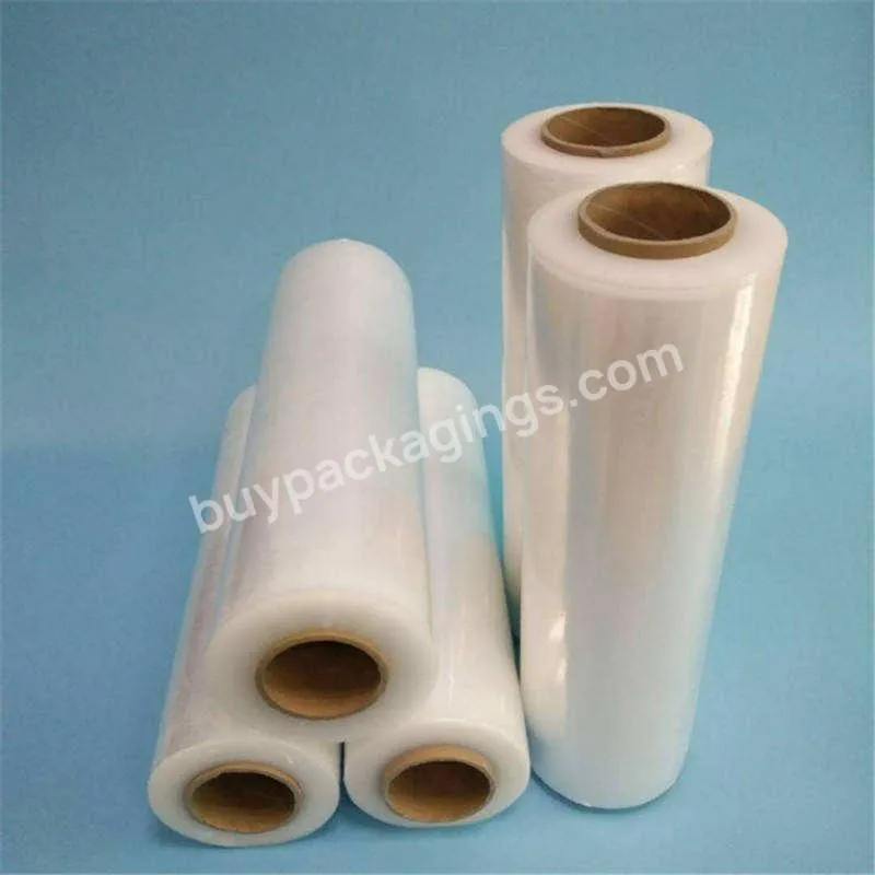 Hot Sale Good Price Industrial Pe Lldpe Strech Film Roll Wrapping Strech Film For Packing