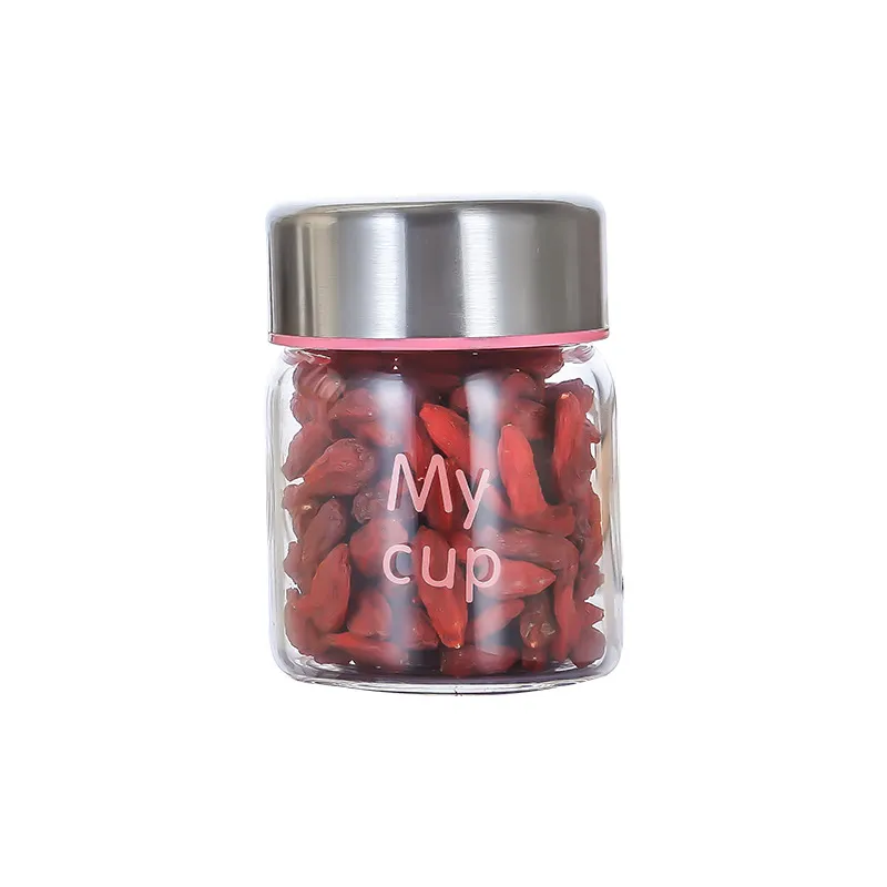 Hot Sale High Quality Material Customized Logo Household Food-grade Glass Jar