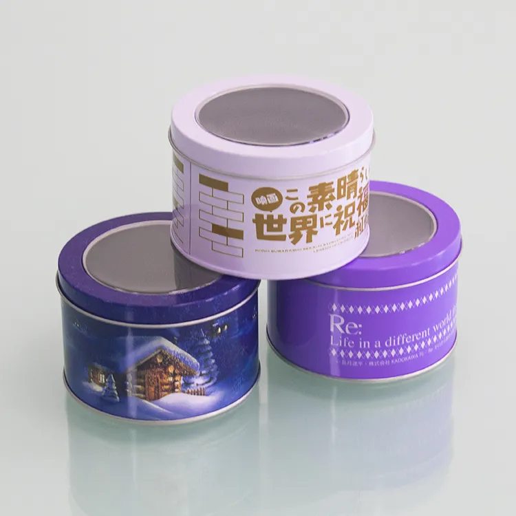 Hot Sale High Quality Wholesale Customized Professional Round Metal Tin small tin can