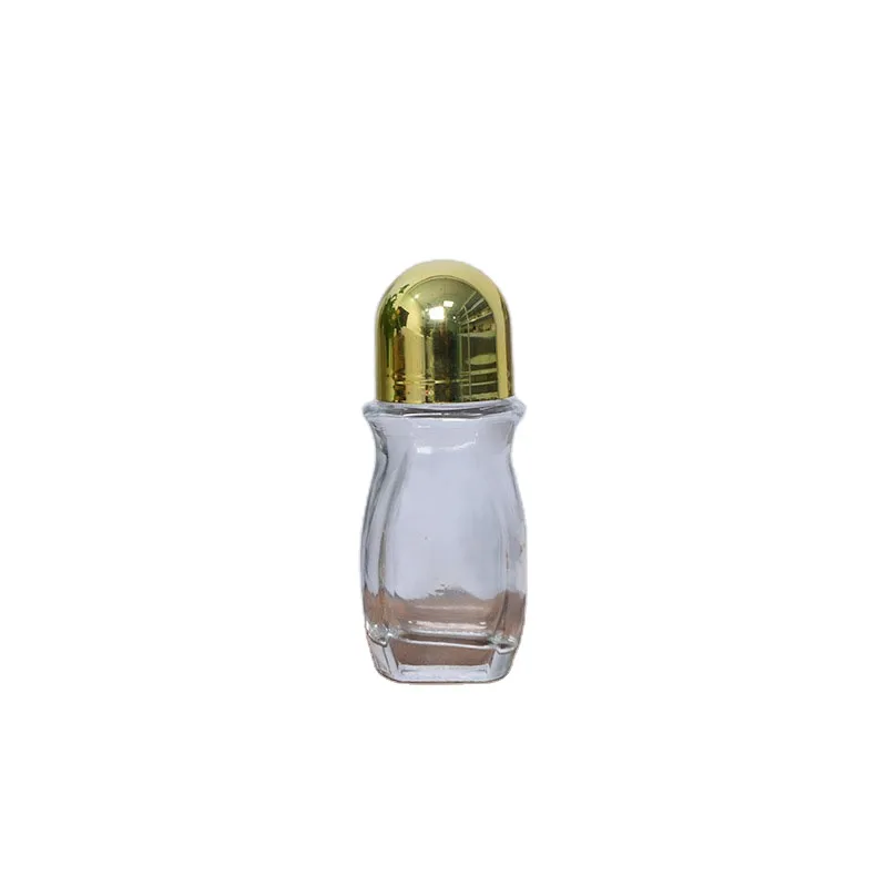 Hot Sale Manufacture Supplier 30ml Essential Oil Flat Shape Cosmetic  Customized Size Glass Bottle