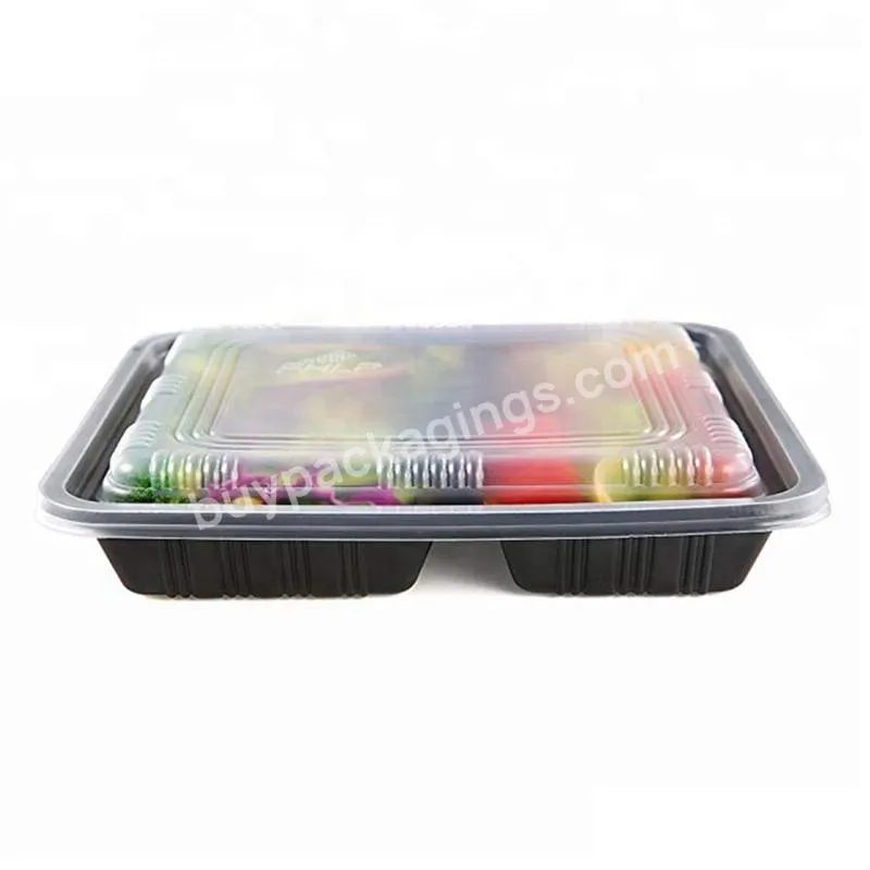 Hot Sale Plastic Disposable 3 Compartment Lunch Box