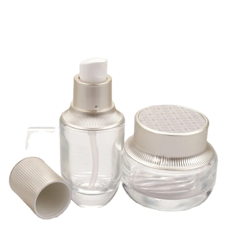 Hot Sale Promotion Favorable Price Factory Directly Supply Cosmetic Usage 50g Cream Glass Jar