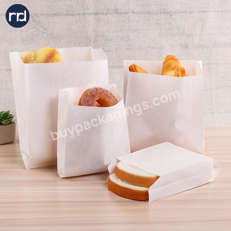 Hot Sale RR Donnelley Brown Kraft Food Packing Craft Sharp Paper Bag Bottom bag Bread Bags