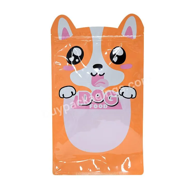 Hot Sales Food Packaging Bag Pet Snack Mylar Bags Cat Food Bag With Resealable Zipper