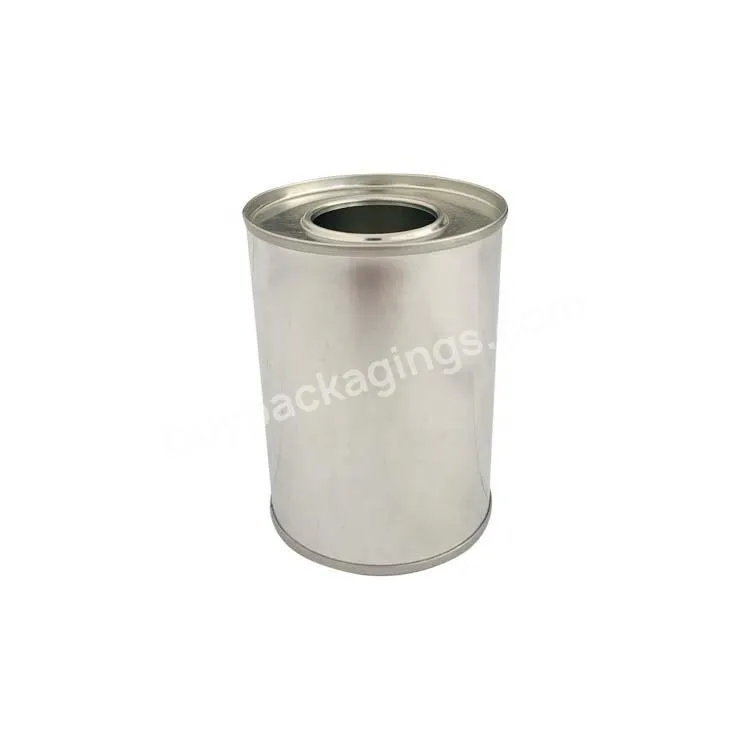 Hot Sell Factory Price 250ml Metal Tin Can With Plastic Lid For Oil Packaging