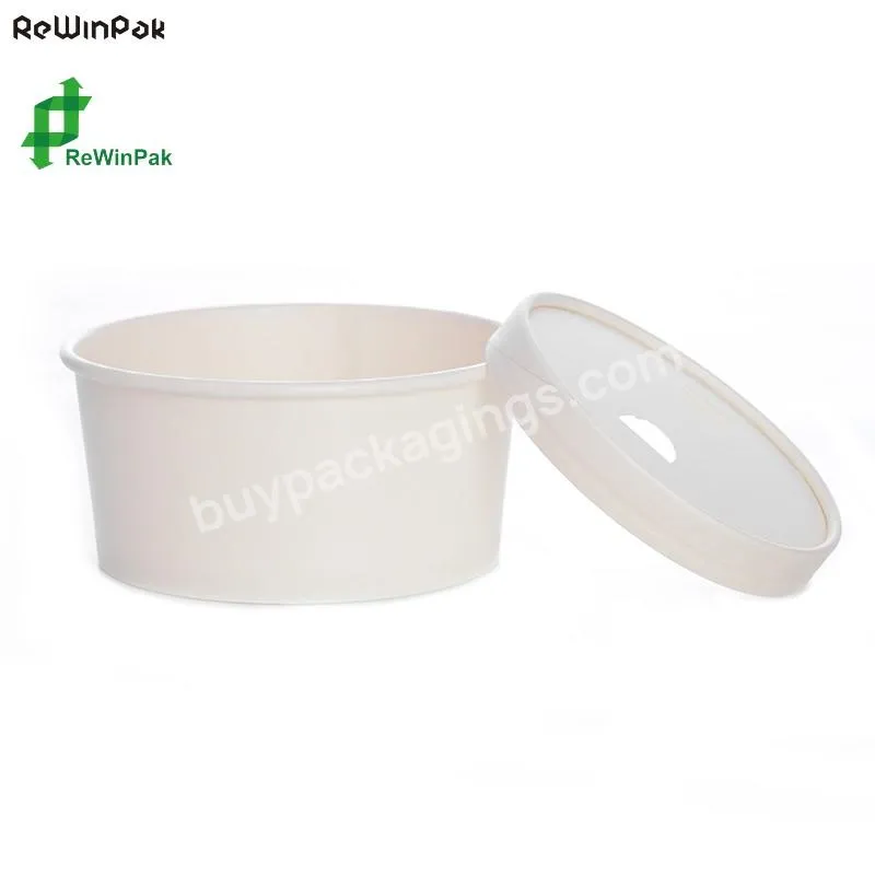 Hot Selling Custom Paper Lid For Take Out Package Container Recyclable Disposable Paper Lid For Paper Cup