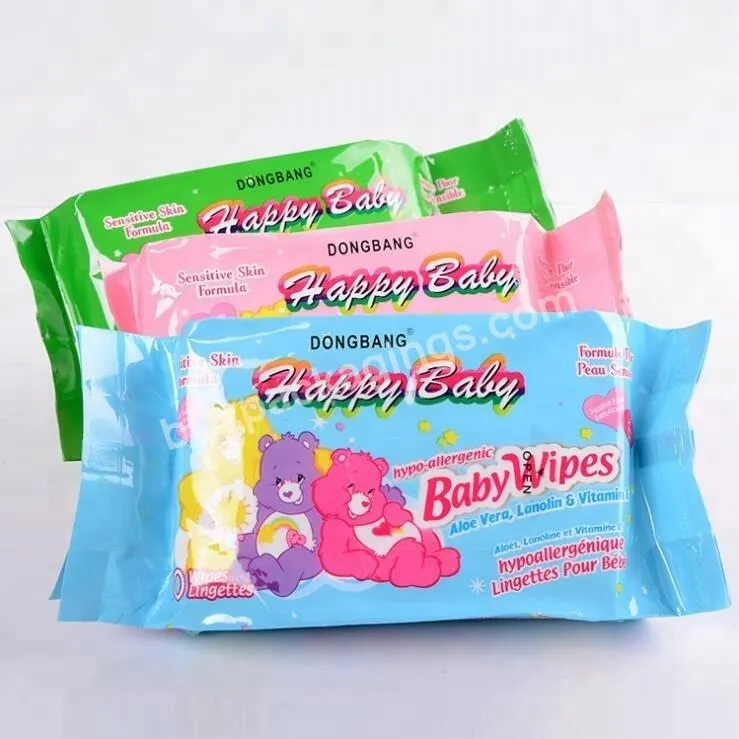 Hot Selling Custom Printing Baby Cleaning Wet Wipe Packaging Material With Open Label - Buy Wet Wipes Packaging,Wet Wipes Packaging Materials,Wet Wipes Packaging With Open Label.