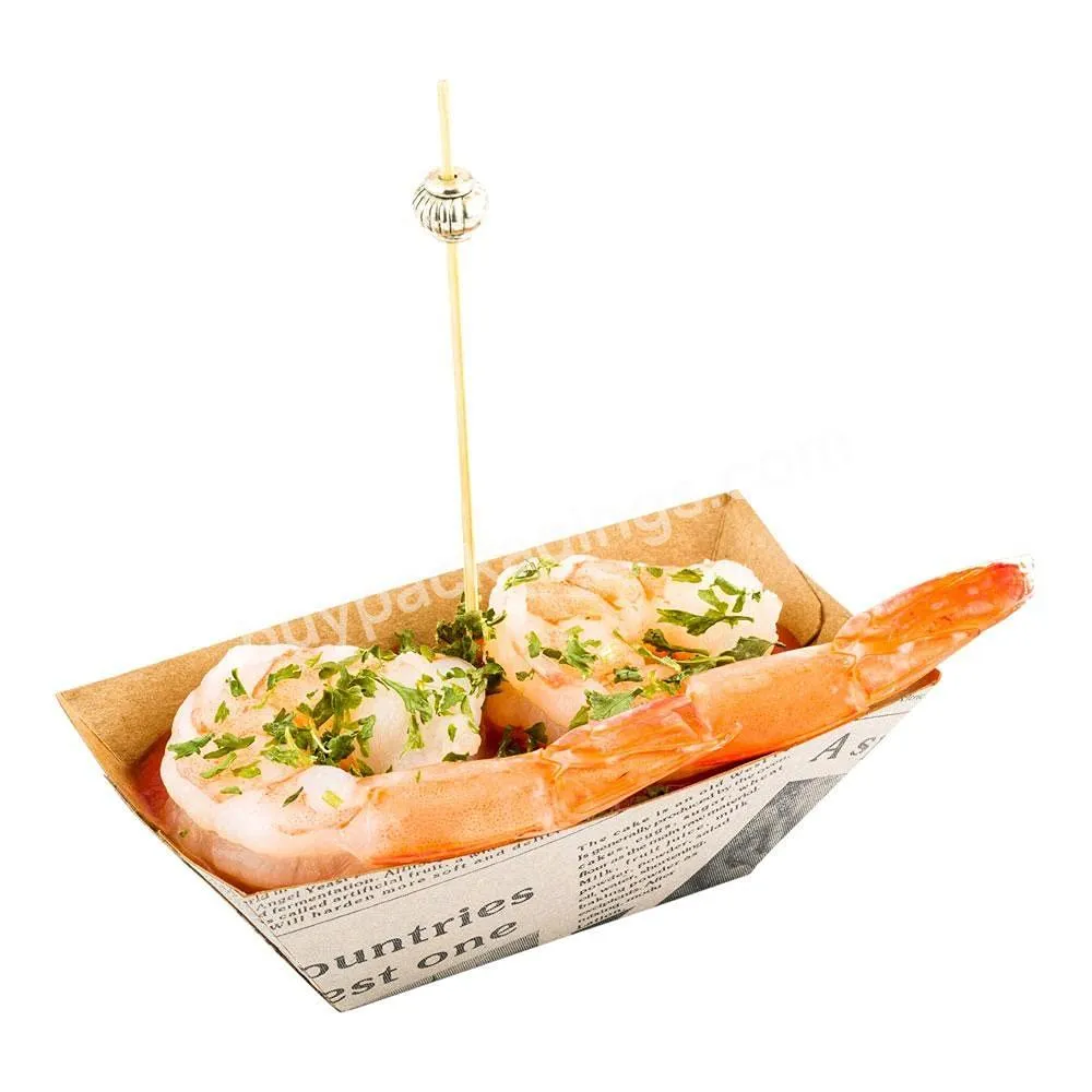 Hot Selling Disposable Paper Food Tray White Kraft Paper Boat Paper Food Tray Supplier - Buy White Paper Food Tray,Disposable Paper Food Tray,Hot Selling Disposable Paper Food Tray White Kraft Paper Boat Paper Food Tray Supplier.