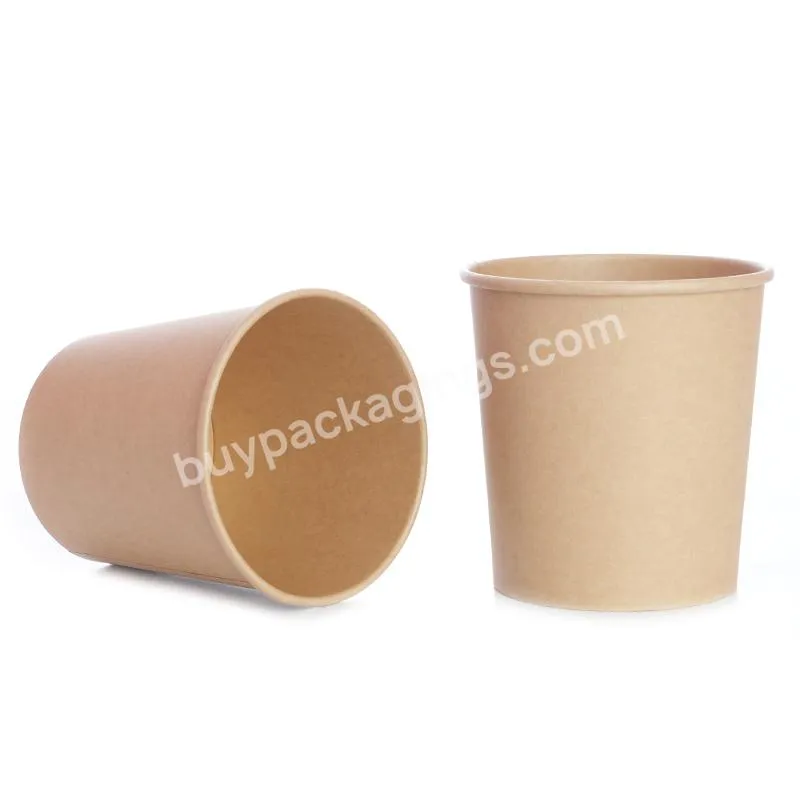 Hot Selling Disposable Supplier Kraft Paper Soup Cup Take Away Soup Noodle Containers Paper Food Containers Food Paper Bowl