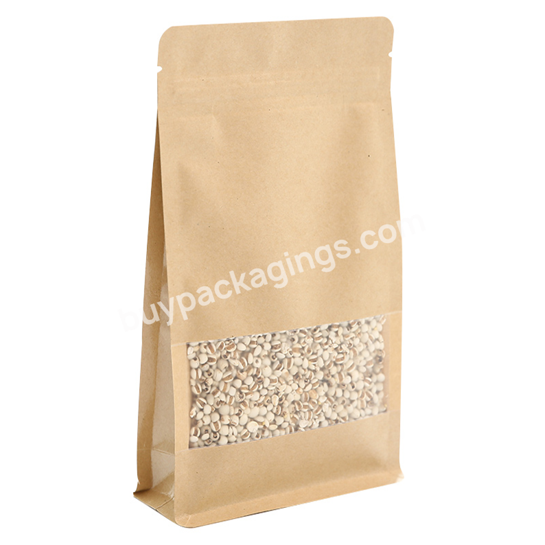 Hot Selling Kraft Paper Bag Plastic Food Packaging Bag Eco Friendly Kraft Paper Bag Manufacturer