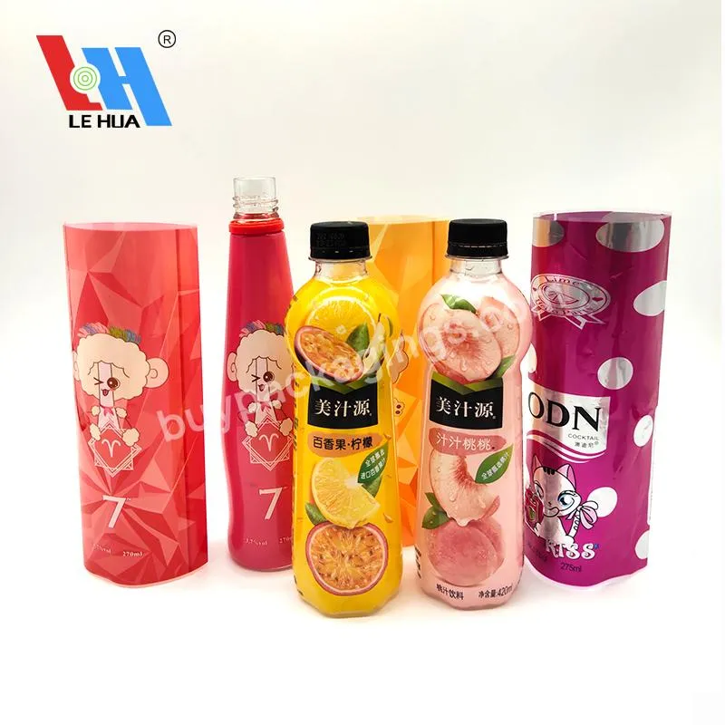 Hot Selling Product Juice Bottle Heat Shrink Sleeve Label Factory Direct Accept Custom