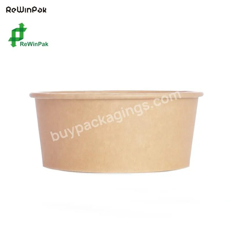 Hot Selling Take Away Kraft Containers Paper Bowl Supplies Disposable Paper Bowl With Plastic Lid - Buy Hot Selling Take Away Kraft Containers Paper Bowl Supplies Disposable Paper Bowl With Plastic Lid,Food Paper Bowl,Kraft Paper Cup/bowl.