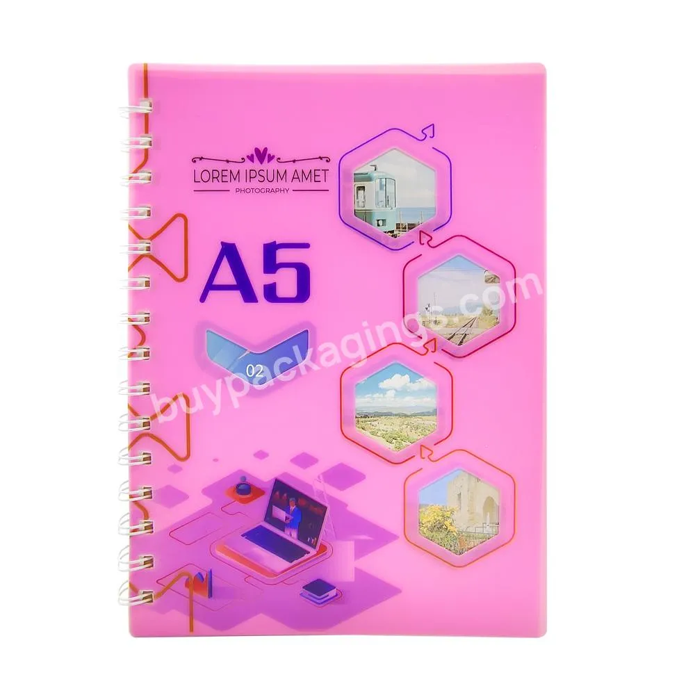 In Stock Cover Design A5 A6 Paper Hardcover Diary Magazine Spiral School Notebook