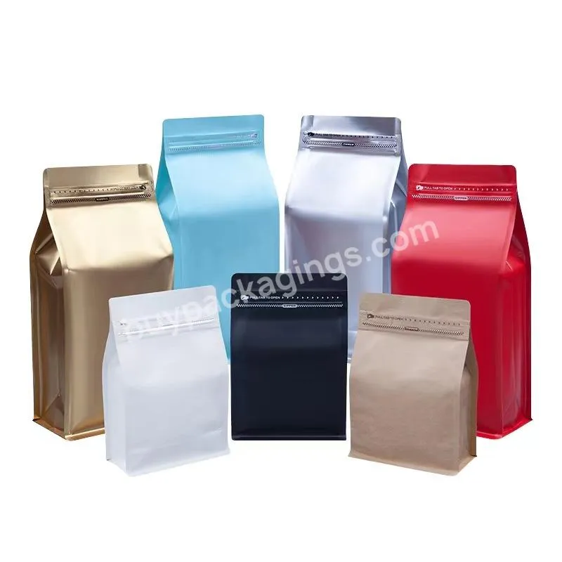 In Stock Low Moq High Quality Black Drip Coffee Packaging Bag Custom Printed Drip Coffee Pouch With Valve And Zip Lock - Buy Block Bottom Coffee Bags,Manufacturer Compostable Stand Up Pouch Coffee Bag,Compostable Coffee Bags.