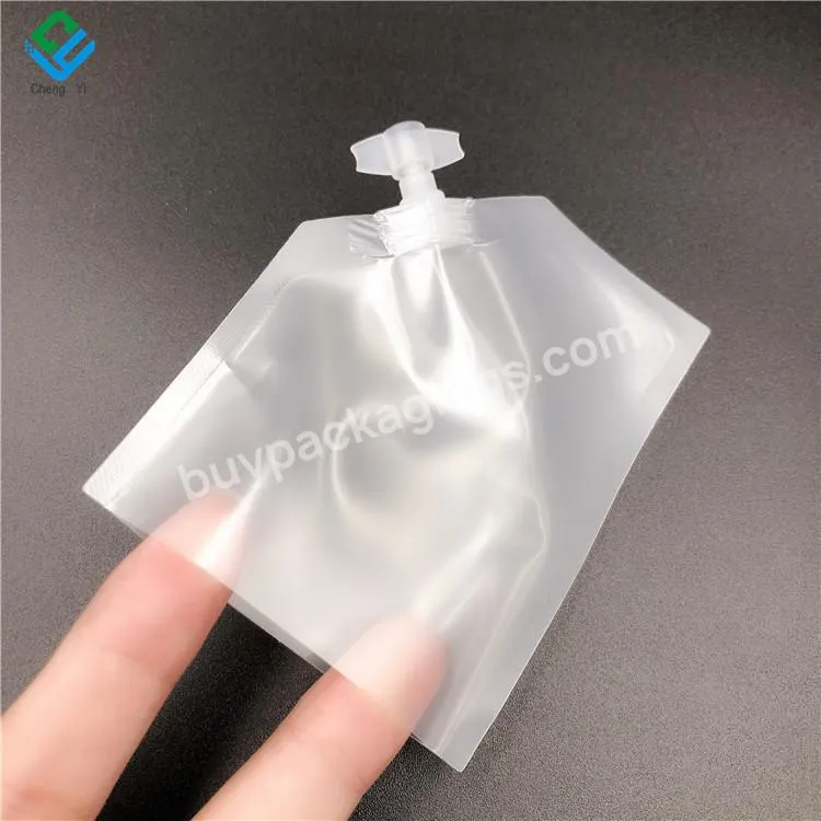 In Stock No Printing Plastic Bag 3ml 5ml 10ml 15ml Spout Pouch Pacakge For Trial Use Sample Liquid Face Wash - Buy Sample Liquid Plastic Spout Bag Translucence Cream Lotion Packaging Pouch For Cosmetic Makeup Premium Giveaway,Plastic Spout Pouch For