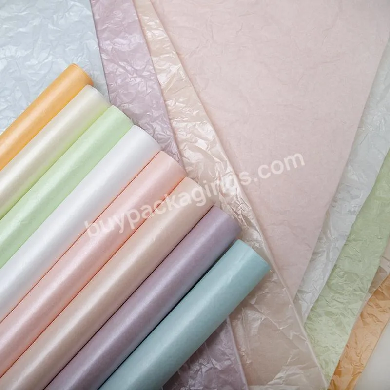 Jaywood Customize New Popular 50*70cm Waterproof Pearlescent Sydney Paper Flower Cake Baking Lining Wrapping Paper