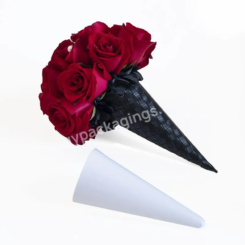 Jaywood New Creative Ice Cream Bouquet Plastic Hand Support Rose Cone Flower Bouquet Cup Floral Flower Shop Material Wholesale - Buy Ice Cream Flower Cup,Bouquet Plastic Hand Support,Rose Cone.