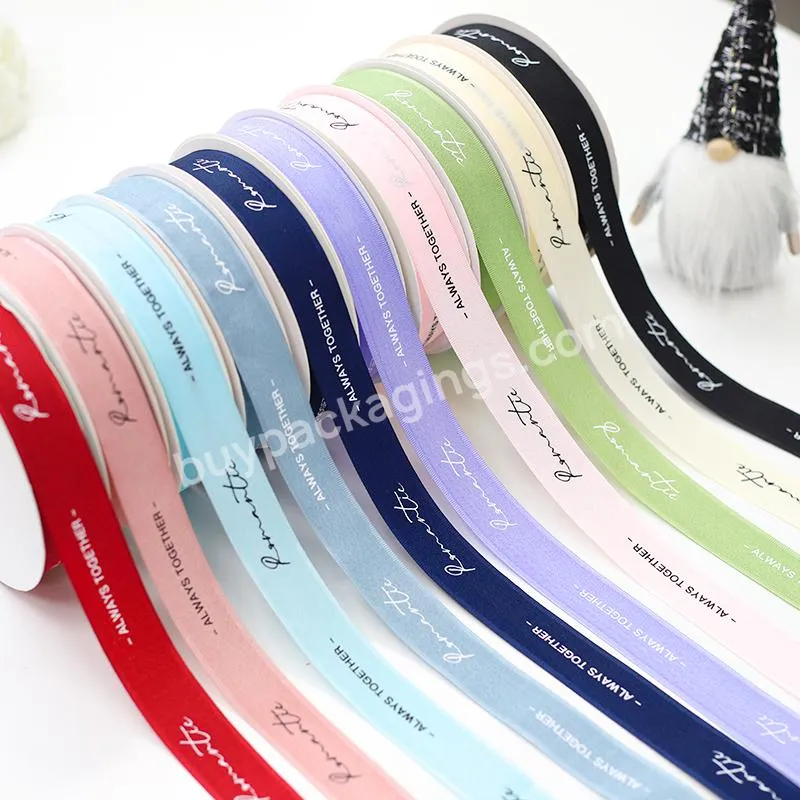 Jaywood Wholesale 2 Cm Pure Color Ribbon Flower Wrapping Ribbon Gift Souvenir Strap