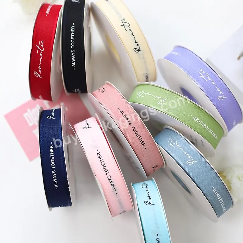 Jaywood Wholesale 2 Cm Pure Color Ribbon Flower Wrapping Ribbon Gift Souvenir Strap