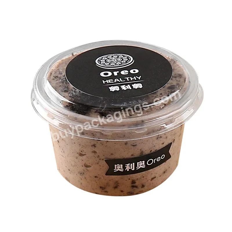 Jelly Ice Cream Box Yogurt Mousse Cup Jelly Pudding Panna Cotta Cake Baking Packaging Box