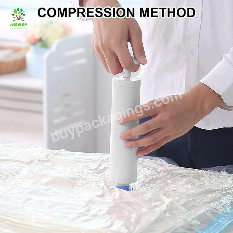 Jhsw Compression Jumbo Vacuum Storage Bags Travel Zipper Space Saver Vacuum Storage Travel Bags Set - Buy Zipper Bag,Biodegrad Zipper Bag,Frosted Zipper Bag.