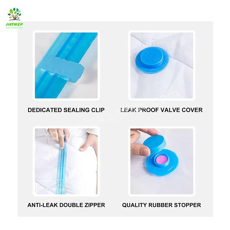 Jhsw Custom Travel Vacuum Compressed Storage Bag With Pump