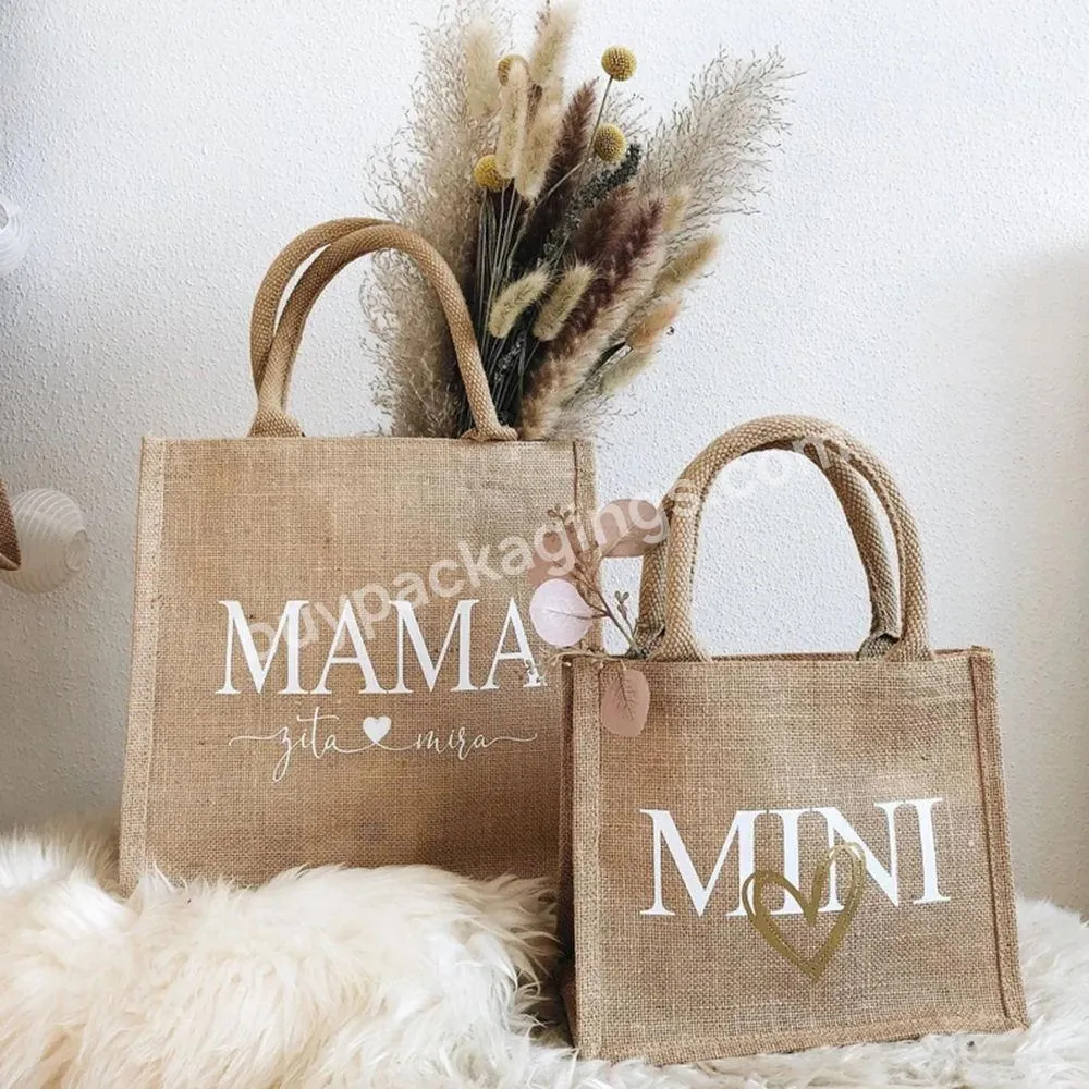 Jute Bags Wholesale Linen Burlap Tote Bags Hemp Pouch Wedding Sacks Eco Friendly Gunny Packaging Gift Shopping Gift Tote Bags