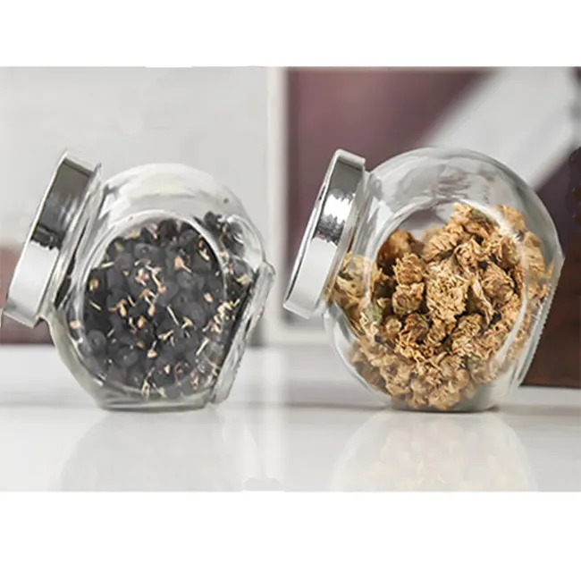 Kitchen Spice Salt PepperCondiment Pot Seasoning Glass Storage Bottle