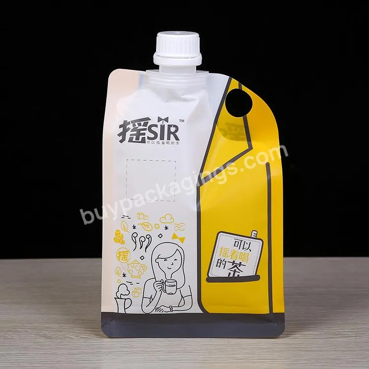Kraft Paper Mass Gainer Packaging Bag Liquid Kids Logo Stand Up Spout Cookie Pouch Soap 10kg Tea Coffee Bag For Drink Juice