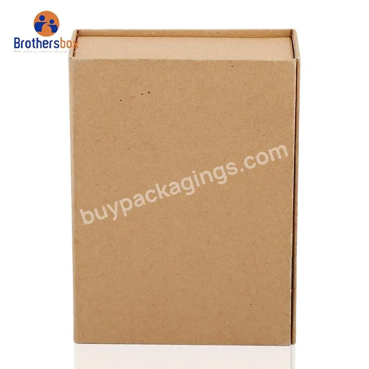 Kraft Paper Type and Paper Material package box for gift