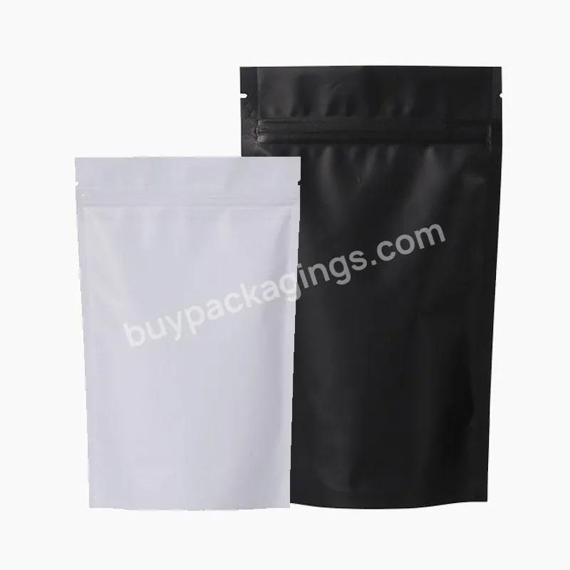 Laminated Black Coffee Factory Manufacture Ziplock Paper Packing Bag For Nuts