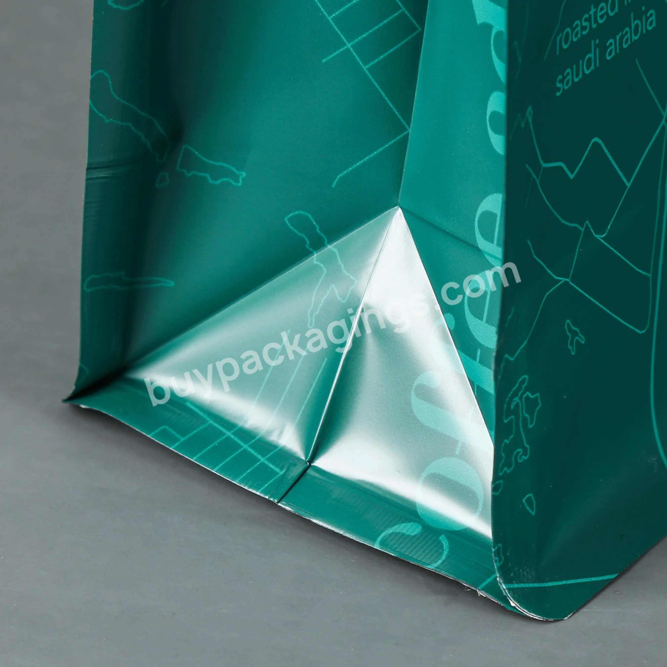 Laminated Zipper Transparent Clear Fronsted Matte Hdpe Coffee Bean Packaging Bag Poland