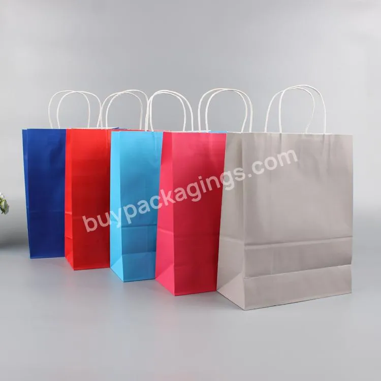 Large Capacity Custom Reusable Boutique Foldable Food Shopping Paper Tote Bag With Handles