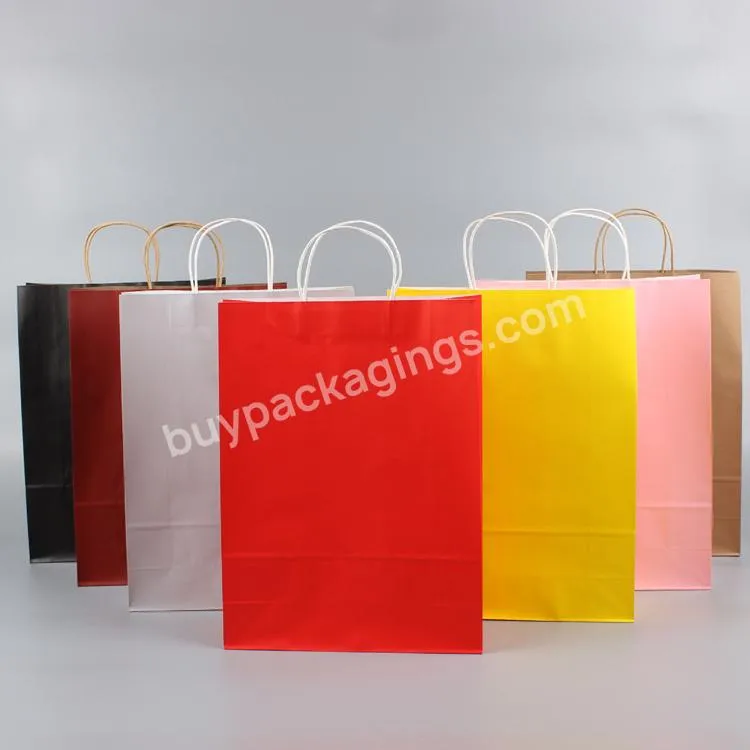 Large Capacity Custom Reusable Boutique Foldable Food Shopping Paper Tote Bag With Handles