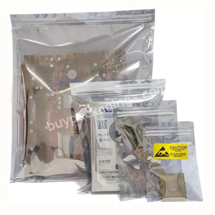 Ldpe Foil Esd Shielding Antistatic Plastic Zip Lock Packing Anti Static Bag 10x15 - Buy Antistatic Bags Esd Bags Anti Static Bag 10x15,Hard Drive Hdd Esd Shielding Bags,Resealable Anti Static Bags.