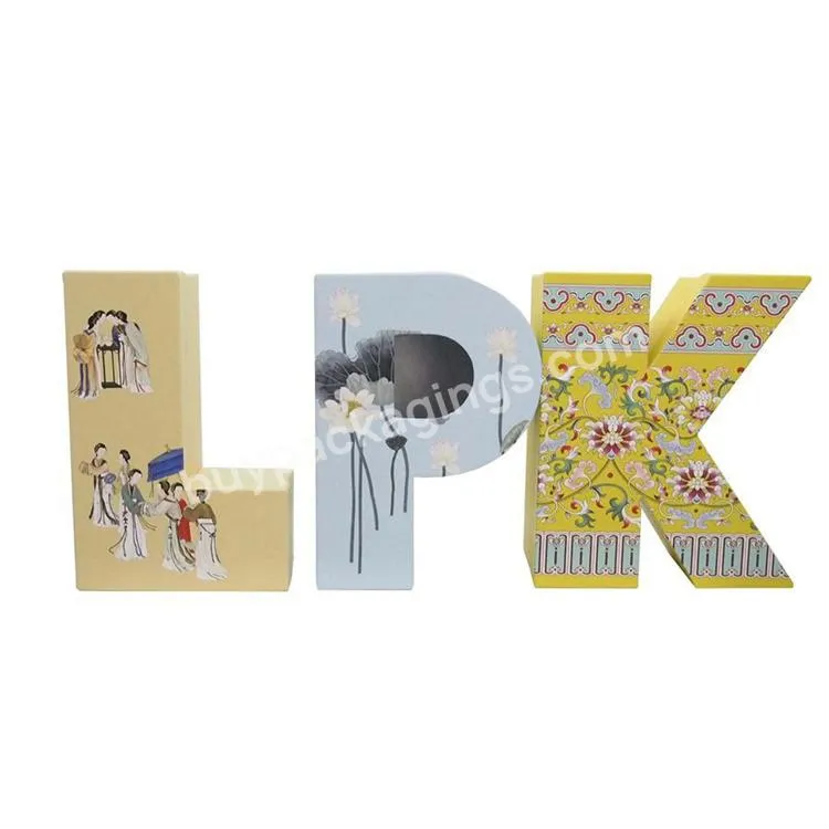 Letter Paper Boxes Cajas En Forma De Letras Letter Shaped Cardboard Treat Gift Boxes