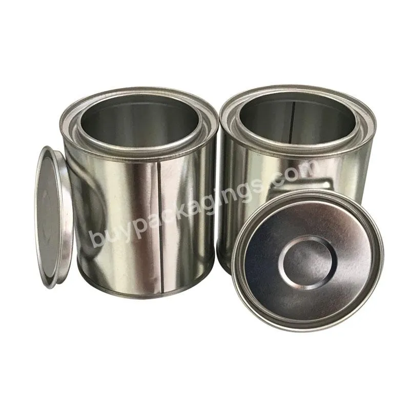 Lever Lid Metal Round Packing For Glue And Coating Tin Can Sealing