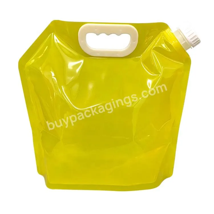 Liquid Stand Up Spout Pouch 5 Litre Water Bottles Bpa Free Water Packaging Bag Water Storage Bag