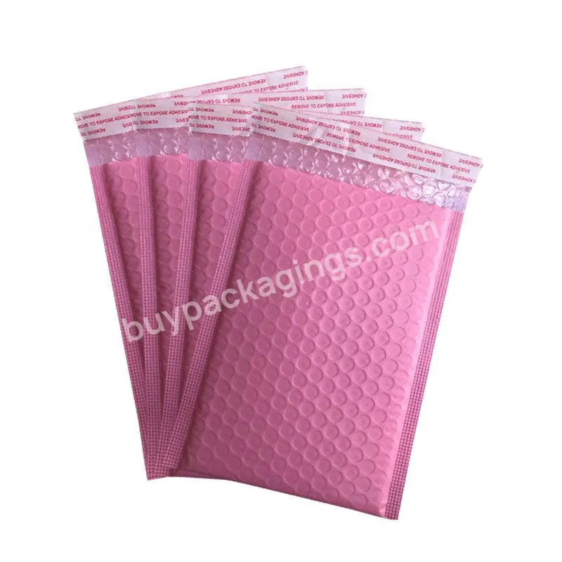 Low Moq Poly Bubble Mailers Print Logo Air Polly Mailer Bags Padded Envelope Express Shipping Package Custom Black Bubble Mailer