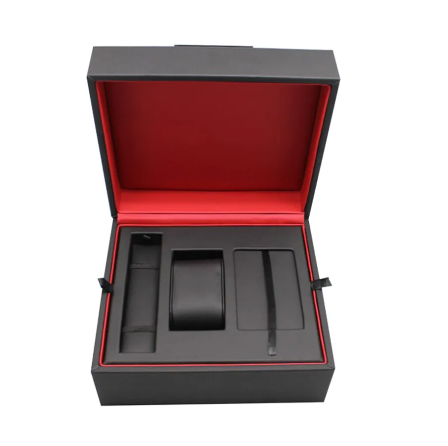 Luxury Black Leather Watch Packaging Box