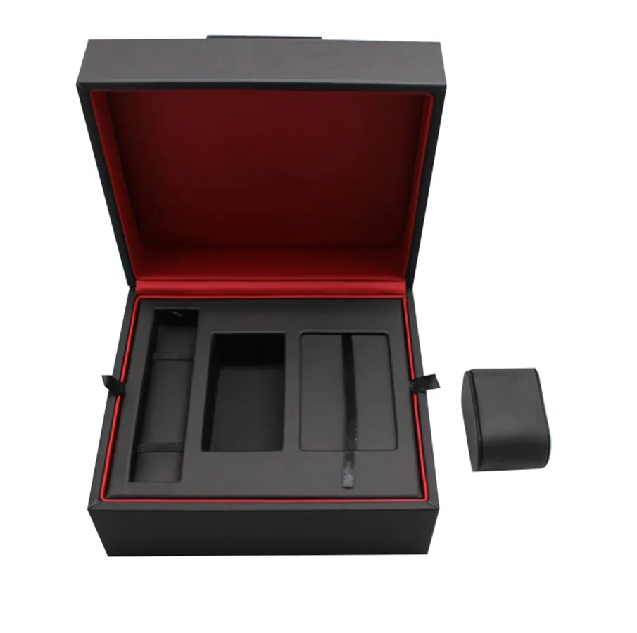 Luxury Black Leather Watch Packaging Box