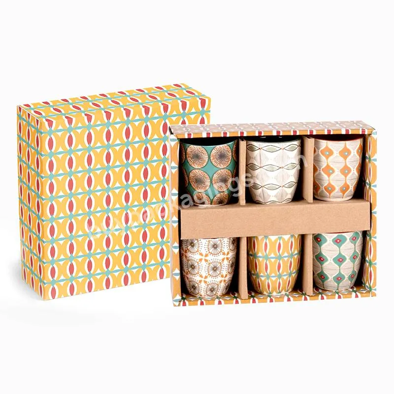 Luxury Custom Wholesale Coffee Mug Set Gift Box Sublimation Mug Box Packaging With Foam