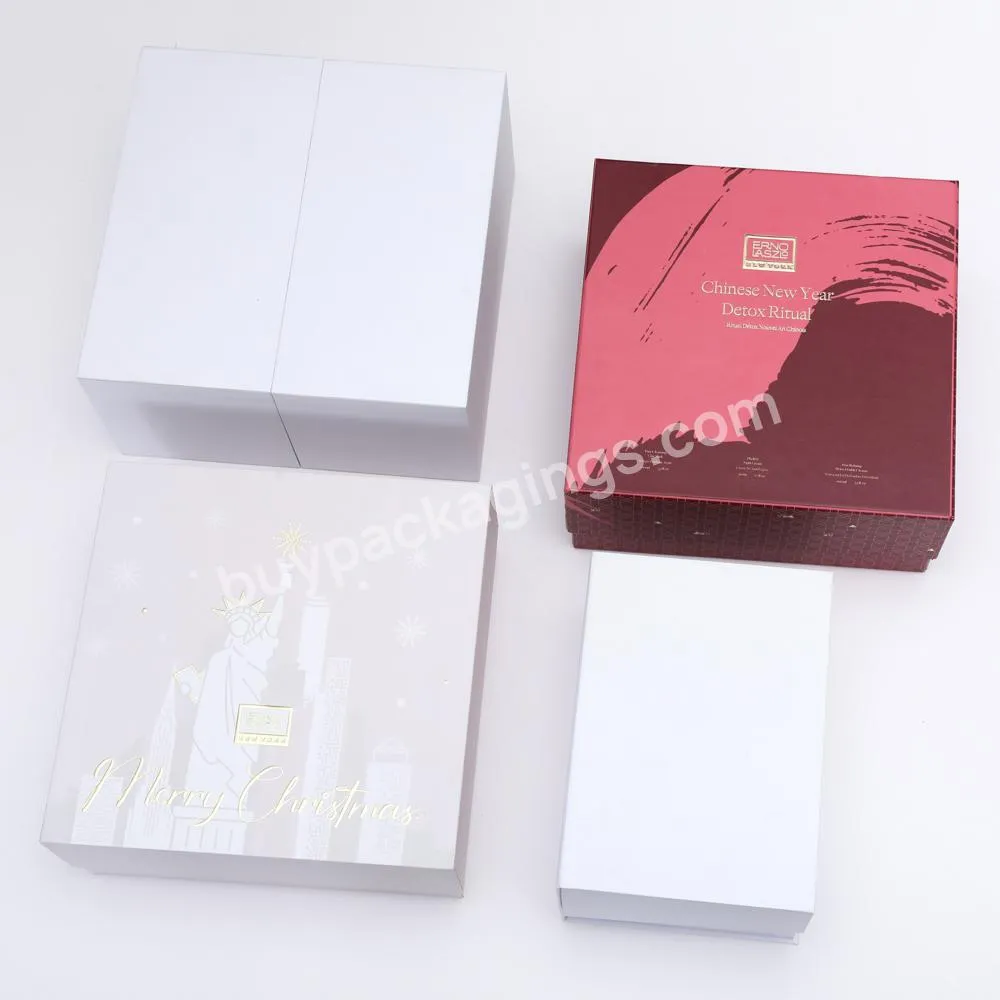 Luxury Eco-friendly Handmade Gold Stamping Special Shaped Rigid Paper Gift Box